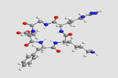 What is the function of c(RGDfK) polypeptide binding to αvβ3 receptor?