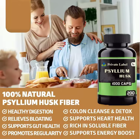 dietary fiber supplement psyllium husk husk capsules organic psyllium husk powder